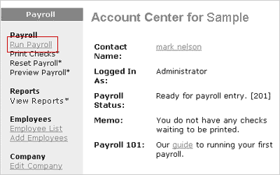 Account Center