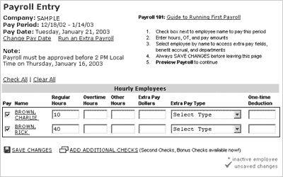 Payroll Entry