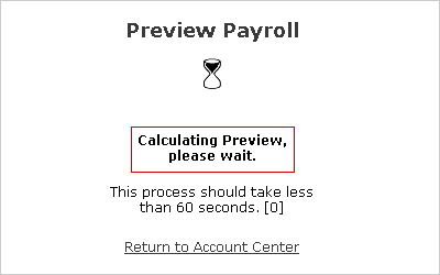 Preview Payroll Calculating